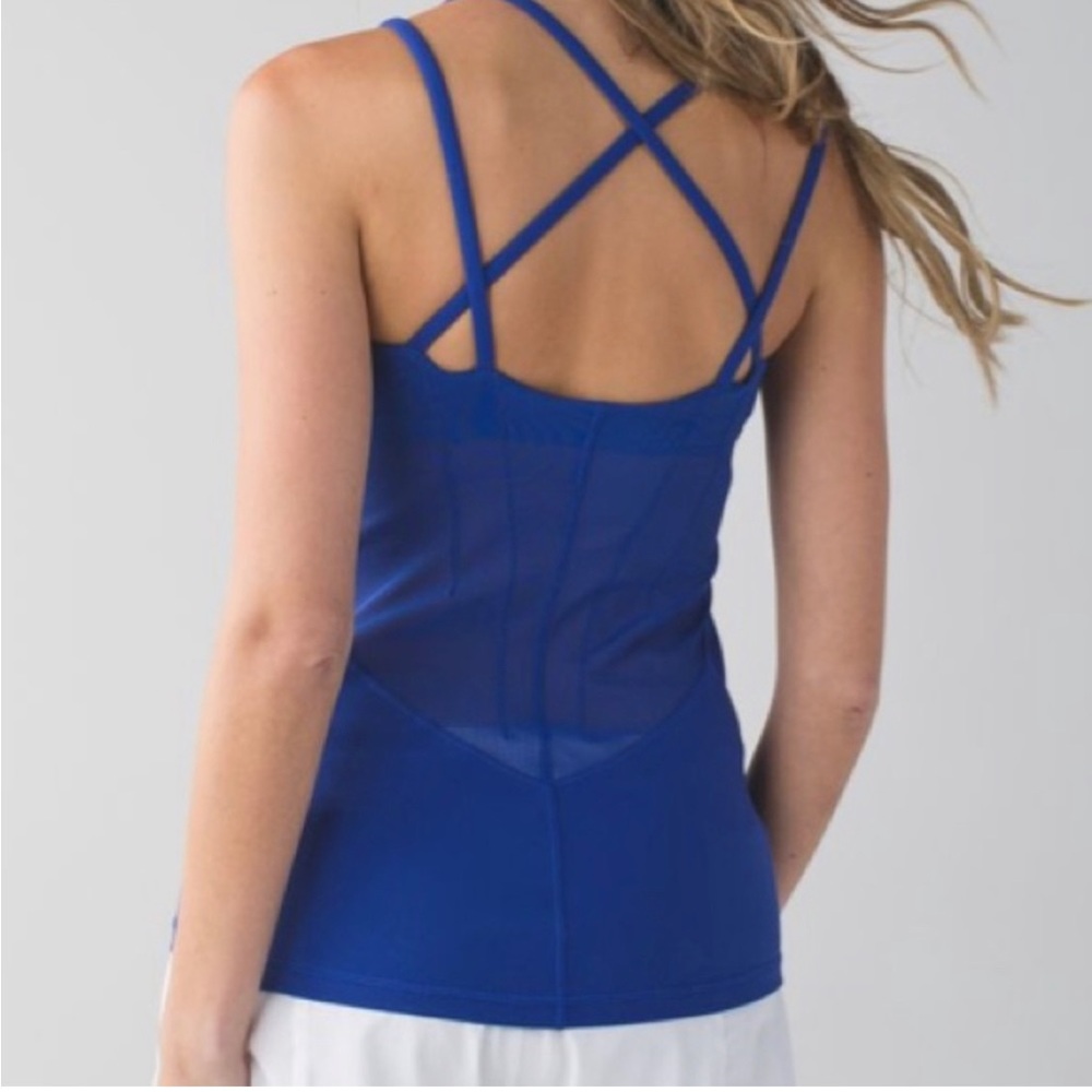Lululemon Mesh Back Strappy Tank